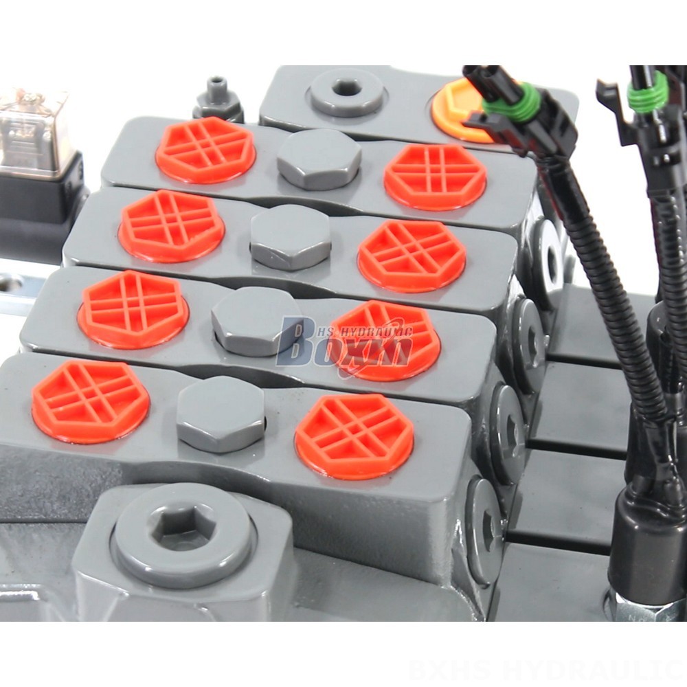 HSDLS180 4-Spool Sectional Directional Valve: OEM/ODM Manufacturing Available, Electric Unloading detail image